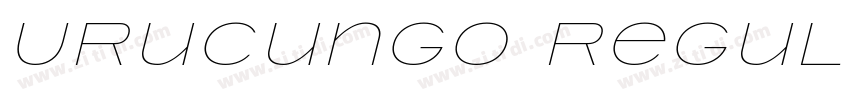 Urucungo Regular字体转换